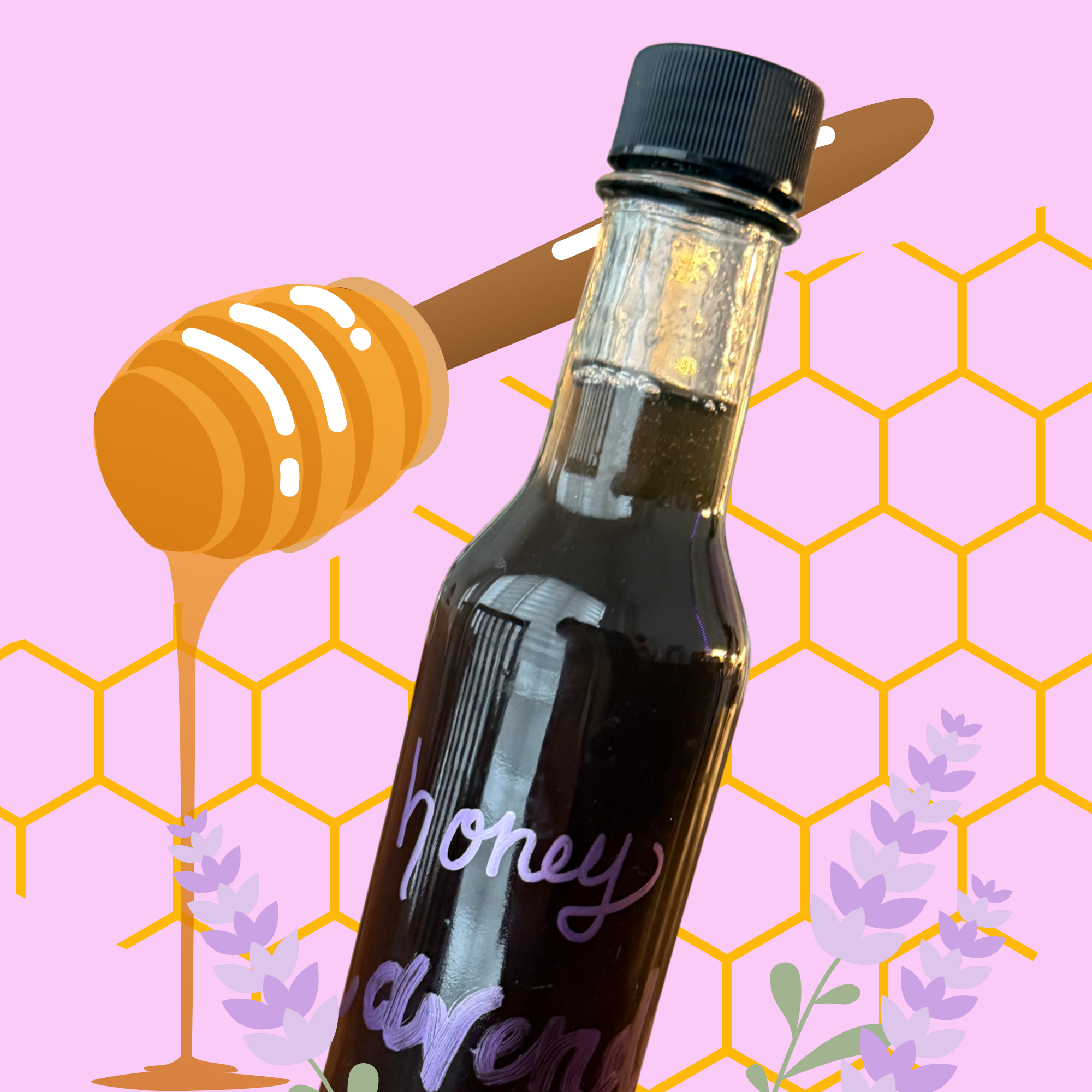 HOMEMADE HONEY LAVENDER TEA AND COFFEE SYRUP