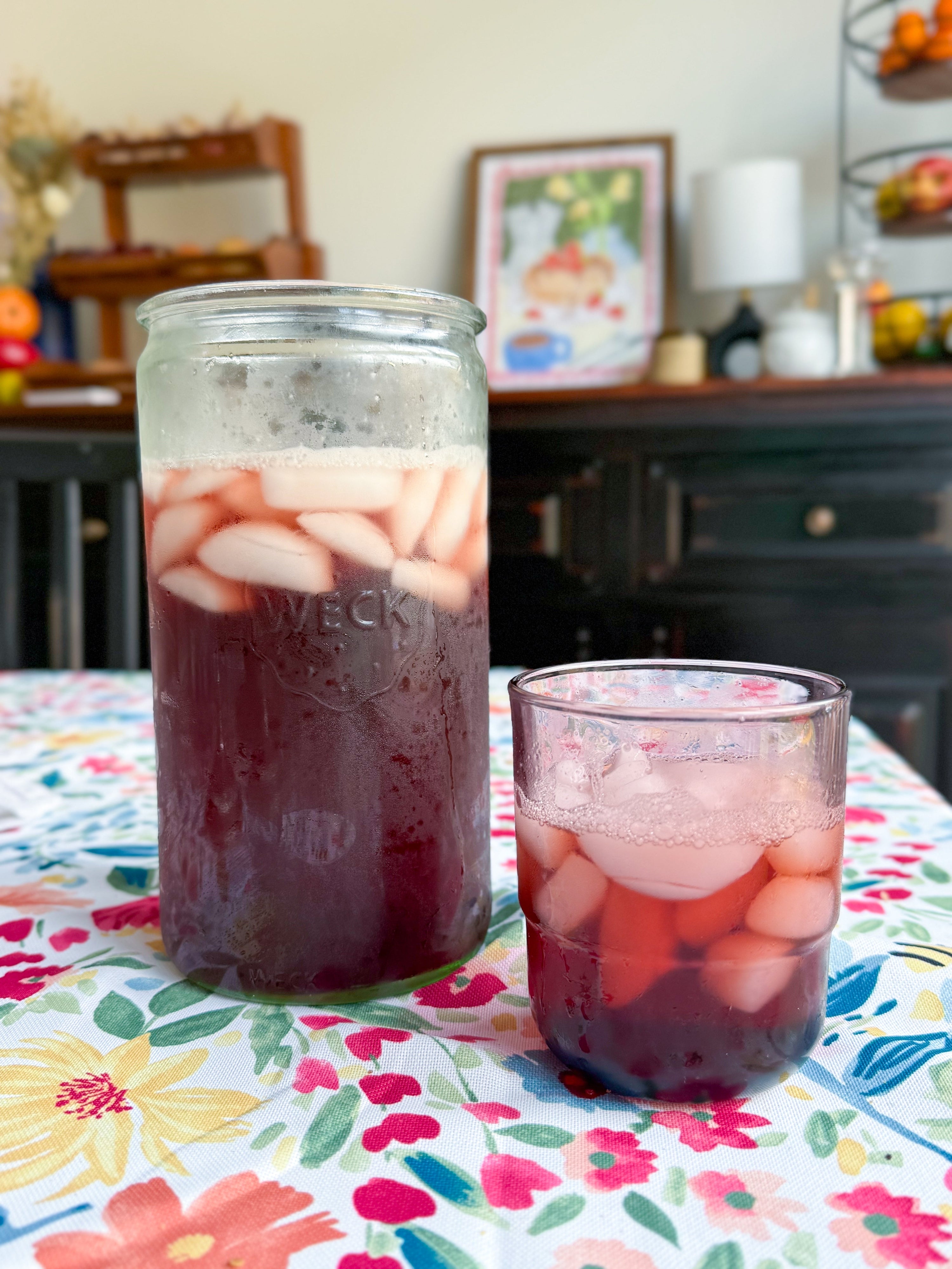 Orange Spiced Hibiscus Iced Tea