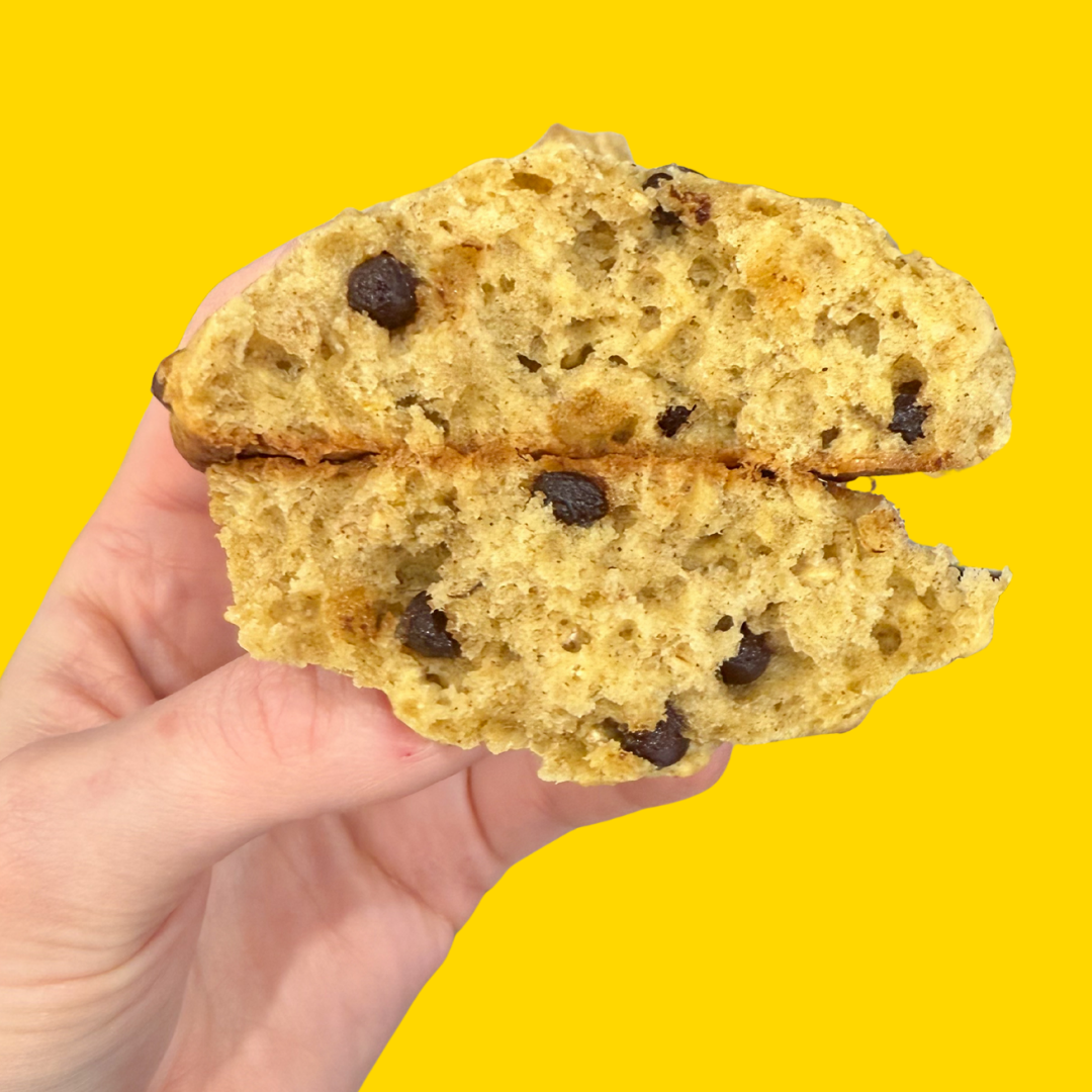Chewy "Banana Bread" + Oat Breakfast Cookies