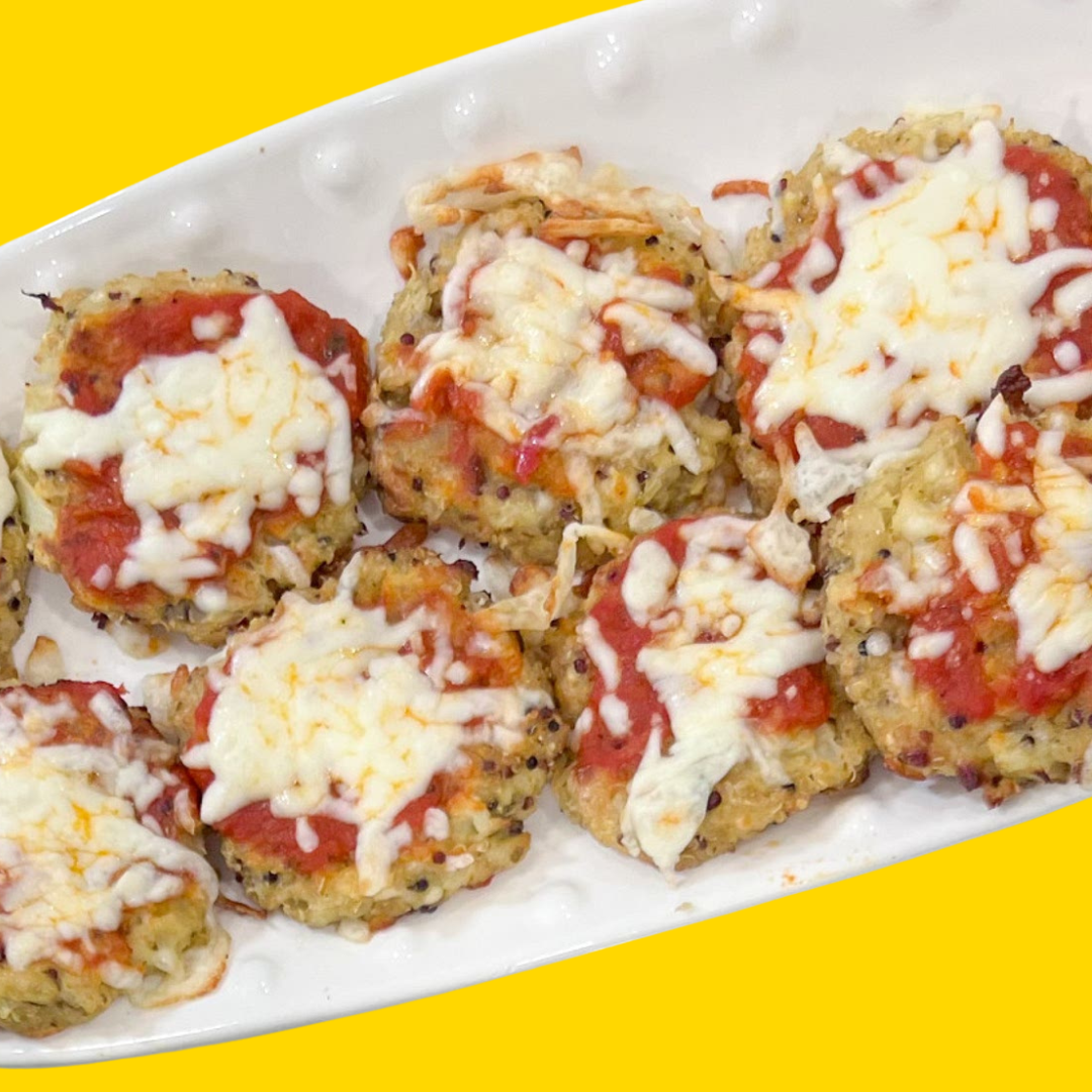 Cauliflower Quinoa Pizza Bites — Bite-Sized, Veggie-Packed Pizza Fun!